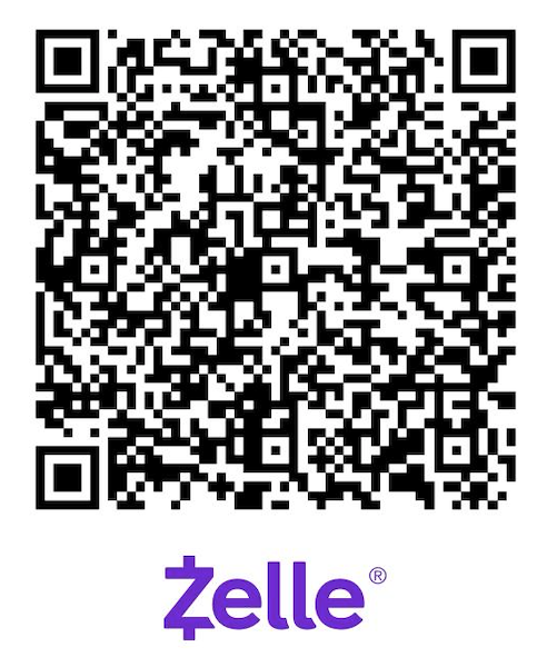 Código QR para pago por Zelle